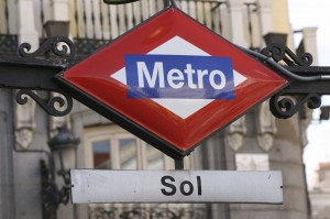 Sol metro sign